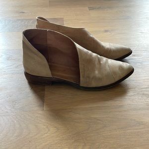 Free people booties tan